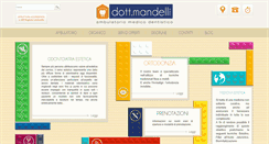Desktop Screenshot of dottmandelli.it